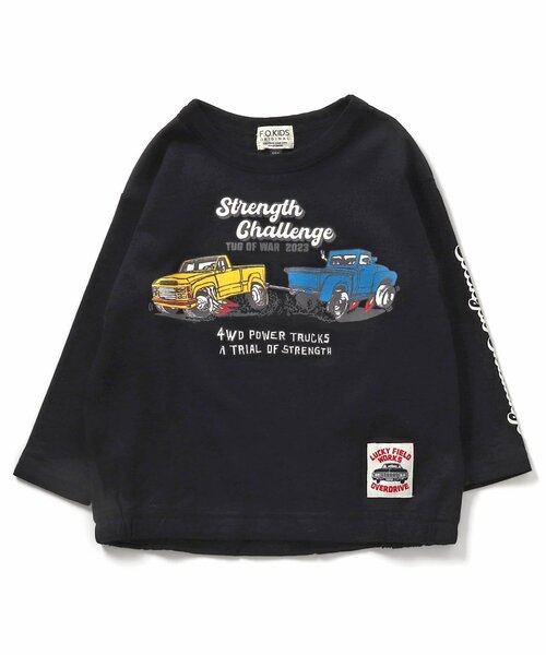 F.O.KIDS(エフオーキッズ)の「4WD CAR 長袖Tシャツ(Tシャツ/カットソー・キッズ・チャコール/マスタード/ターコイズブルー・80/90/95/100/110/120/130/140)」の15枚目の写真