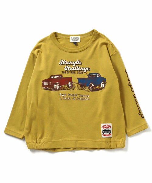 F.O.KIDS(エフオーキッズ)の「4WD CAR 長袖Tシャツ(Tシャツ/カットソー・キッズ・チャコール/マスタード/ターコイズブルー・80/90/95/100/110/120/130/140)」の5枚目の写真