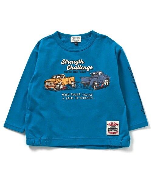 F.O.KIDS(エフオーキッズ)の「4WD CAR 長袖Tシャツ(Tシャツ/カットソー・キッズ・チャコール/マスタード/ターコイズブルー・80/90/95/100/110/120/130/140)」の10枚目の写真