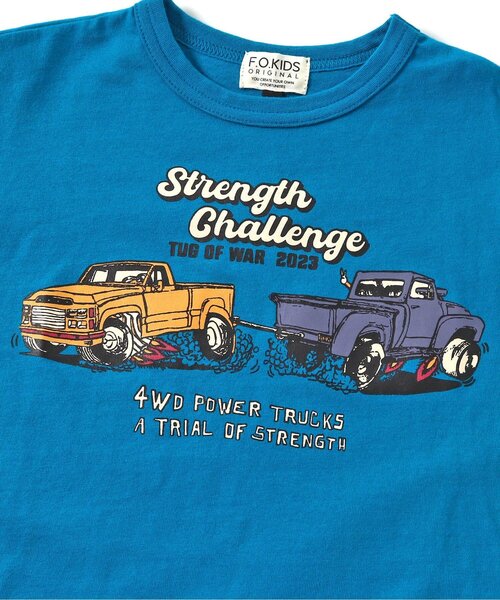 F.O.KIDS(エフオーキッズ)の「4WD CAR 長袖Tシャツ(Tシャツ/カットソー・キッズ・チャコール/マスタード/ターコイズブルー・80/90/95/100/110/120/130/140)」の6枚目の写真
