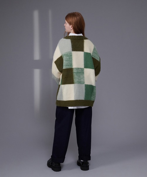 ONCILY（オンシェリー）の「ニットカーディガン（カーディガン/ボレロ・メンズ・ブルー・LARGE）」の7枚目の写真