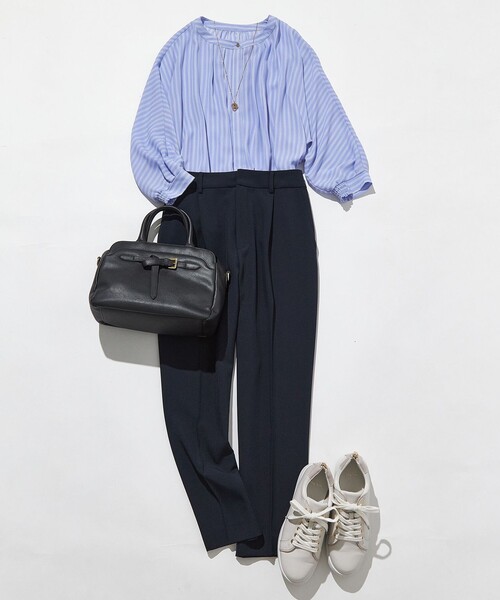 ANY SIS（エニィスィス）の「【UVカット / 接触冷感 / 吸水速乾】スマートビューティストレッチ テーパード パンツ（その他パンツ・レディース・ライトグレー系/ネイビー系/ベージュ系/黄土色系・3/1/2）」の16枚目の写真