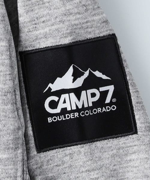 CAMP7(キャンプセブン)の「【CAMP7】DMX吸水速乾ジップパーカー(パーカー・メンズ・グレー/ブラック・S/M/L/XL)」の9枚目の写真