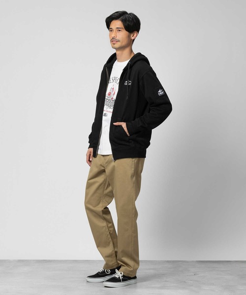 CAMP7(キャンプセブン)の「【CAMP7】DMX吸水速乾ジップパーカー(パーカー・メンズ・グレー/ブラック・S/M/L/XL)」の17枚目の写真