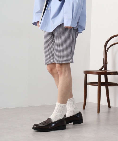 【セール】ビッグワッフルショートパンツ（スウェットパンツ）｜many men many mind（メニーメンメニーマインド）