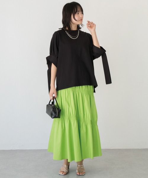 LAVEANGE（ラビアンジェ）の「カウレザーミニショルダーバッグ（ショルダーバッグ・レディース・シルバー/グレイッシュベージュ/ブラック・F）」の10枚目の写真