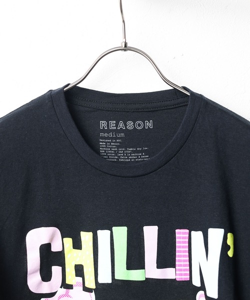 sunny branch(サニーブランチ)の「★REASON CLOTHING★CHILLIN TEE(Tシャツ/カットソー・レディース・ブラック・LARGE/MEDIUM)」の3枚目の写真