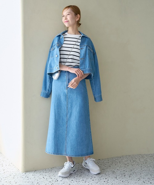 ROPE' PICNIC(ロペピクニック)の「【新色追加】総針ハーフスリーブニットプルオーバー/UVカット・洗濯機OK・冷感(ニット/セーター・レディース・ホワイト系その他5/ブラック/レッド/ライトグレー/オフホワイト/ブルー・38)」の14枚目の写真