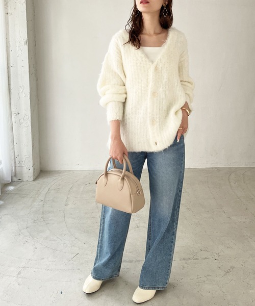 GeeRA（ジーラ）の「【swingby】ニットカーディガン（カーディガン/ボレロ・レディース・ベージュ・MEDIUM）」の3枚目の写真