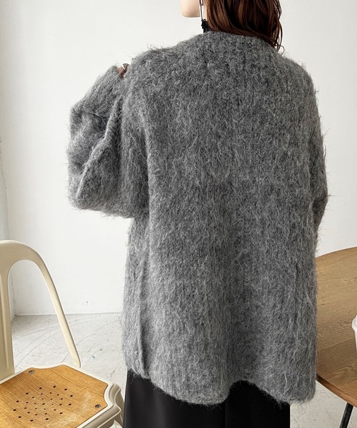 GeeRA（ジーラ）の「【swingby】ニットカーディガン（カーディガン/ボレロ・レディース・ベージュ・MEDIUM）」の6枚目の写真