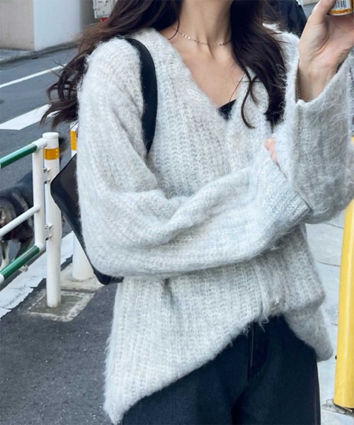 GeeRA（ジーラ）の「【swingby】ニットカーディガン（カーディガン/ボレロ・レディース・ベージュ・MEDIUM）」の12枚目の写真