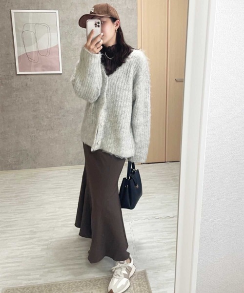 GeeRA（ジーラ）の「【swingby】ニットカーディガン（カーディガン/ボレロ・レディース・ベージュ・MEDIUM）」の14枚目の写真