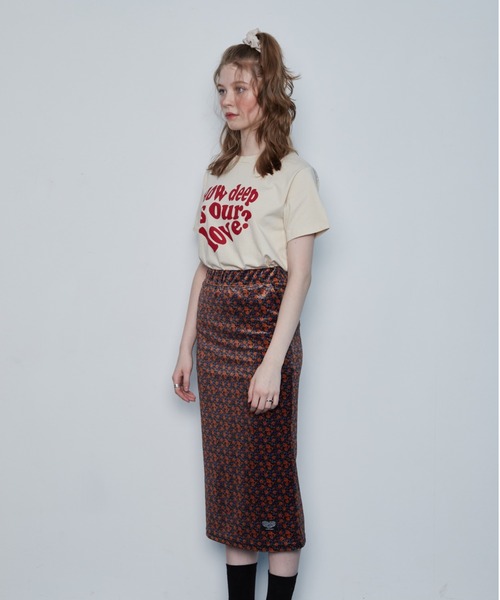 LUVISTRUE（ラヴイズトゥルー）の「IN LOVE TEE（Tシャツ/カットソー・レディース・ピンク/ホワイト/クリーム・FREE）」の10枚目の写真