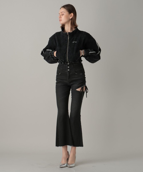 GAB GAB（ガブガブ）の「【FOREVER21×GAB GAB】デニムジャケット（デニムジャケット・レディース・ブラック・FREE）」の5枚目の写真