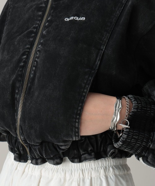 GAB GAB（ガブガブ）の「【FOREVER21×GAB GAB】デニムジャケット（デニムジャケット・レディース・ブラック・FREE）」の9枚目の写真