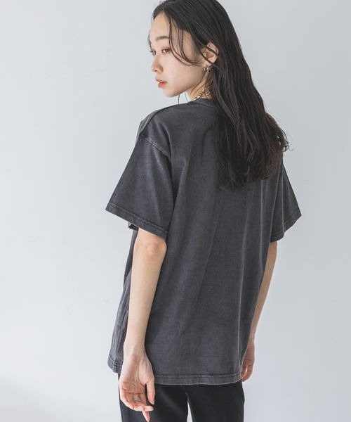 JEANASIS(ジーナシス)の「ステンシルロゴプリントTEE/111889(Tシャツ/カットソー・レディース・ホワイト系その他/ブラック系その他・FREE)」の10枚目の写真
