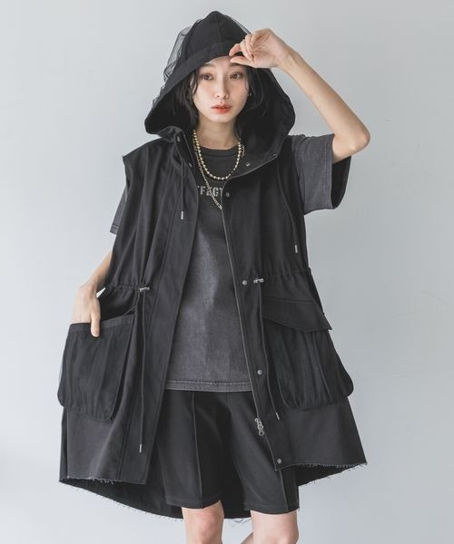 JEANASIS(ジーナシス)の「ステンシルロゴプリントTEE/111889(Tシャツ/カットソー・レディース・ホワイト系その他/ブラック系その他・FREE)」の8枚目の写真