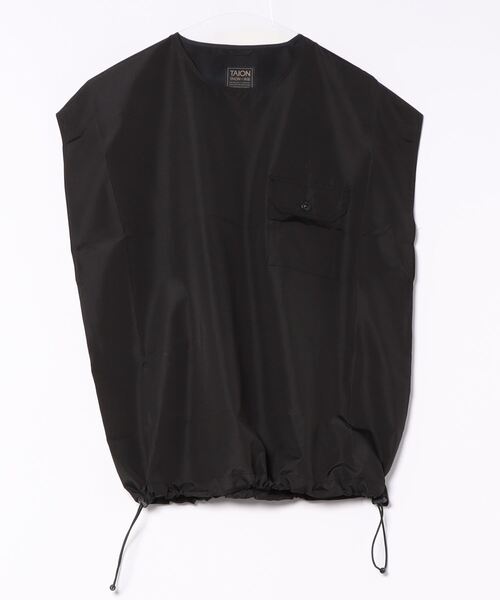 TAION(タイオン)の「MILITARY NO SLEEVE CUT SEW CS01NDML-1(ベスト・メンズ・ブラック・X-LARGE/XX-LARGE/LARGE/3)」の5枚目の写真