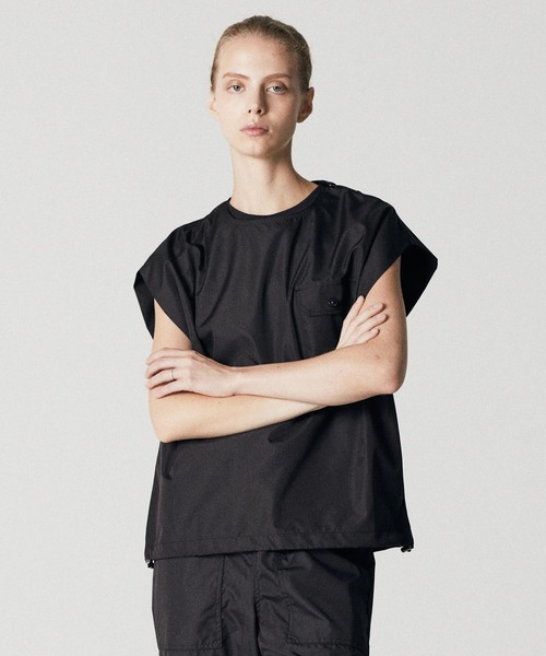 TAION(タイオン)の「MILITARY NO SLEEVE CUT SEW CS01NDML-1(ベスト・メンズ・ブラック・X-LARGE/XX-LARGE/LARGE/3)」の2枚目の写真