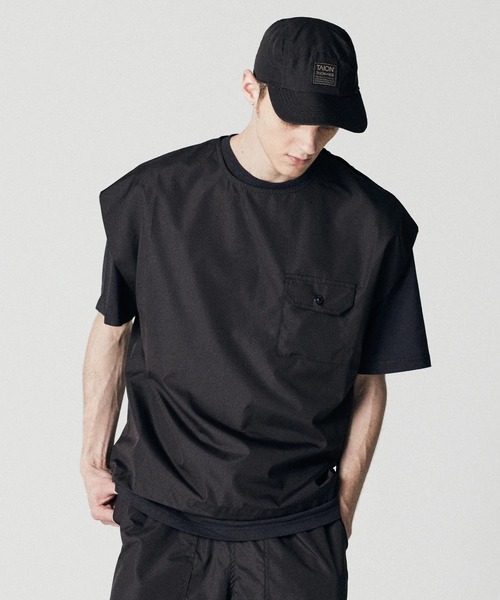 TAION(タイオン)の「MILITARY NO SLEEVE CUT SEW CS01NDML-1(ベスト・メンズ・ブラック・X-LARGE/XX-LARGE/LARGE/3)」の6枚目の写真