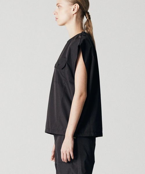 TAION(タイオン)の「MILITARY NO SLEEVE CUT SEW CS01NDML-1(ベスト・メンズ・ブラック・X-LARGE/XX-LARGE/LARGE/3)」の4枚目の写真