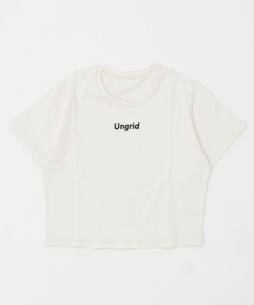 Ungrid（アングリッド）の「【ムラサキスポーツ限定】UNGRID/アングリッド  ワンポイントロゴ 水陸両用Tシャツ 541001（Tシャツ/カットソー・レディース・ホワイト/ブラック・M）」の14枚目の写真