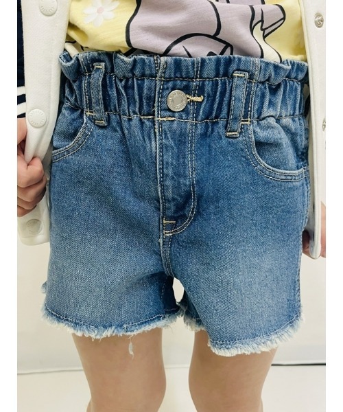 GAP(ギャップ)の「babyGap ウォッシュウェル ペーパーバッグ マムジーン ショートパンツ(デニムパンツ・キッズ・インディゴブルー・3 YRS/2 YRS/12-18M/5 YRS/4 YRS/6-12M/18-24M)」の5枚目の写真