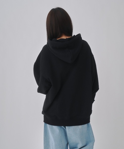 codegraphy（コードグラフィー）の「C.GRAPHY ARCH LOGO OVER FIT HOODIE ZIP-UP（パーカー・メンズ・ダークブルー/ダークグレー/ブラック・LARGE/MEDIUM/SMALL）」の8枚目の写真