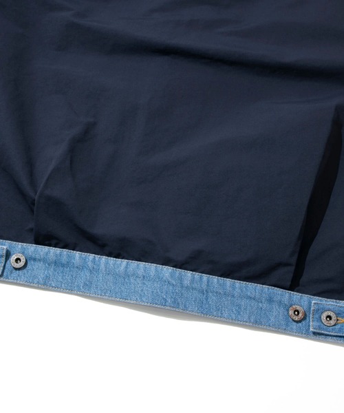 AOZORA(アオゾラ)の「AOZORA/アオゾラ N/C×DENIM マウンテントラッカーJK(ブルゾン・メンズ・ネイビー/オリーブ・LARGE/MEDIUM)」の11枚目の写真
