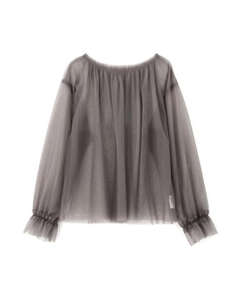 PROPORTION BODY DRESSING（プロポーションボディドレッシング）の「シアーチュールブラウス / 1214110404（シャツ/ブラウス・レディース・ブラック/ダークグレー/ホワイト系その他・FREE）」の21枚目の写真