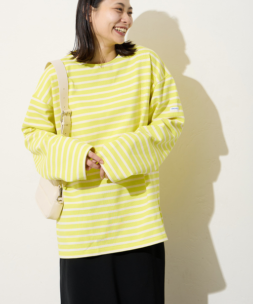 ORCIVAL（オーシバル）の「【ORCIVAL/オーシバル】 COTTON LOURD：カットソー（Tシャツ/カットソー・レディース・クリアブルー/ライトイエロー/ライトグリーン・3）」の3枚目の写真