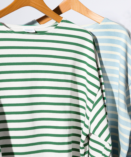 ORCIVAL（オーシバル）の「【ORCIVAL/オーシバル】 COTTON LOURD：カットソー（Tシャツ/カットソー・レディース・クリアブルー/ライトイエロー/ライトグリーン・3）」の2枚目の写真