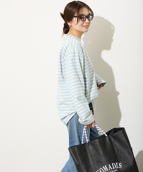 ORCIVAL（オーシバル）の「【ORCIVAL/オーシバル】 COTTON LOURD：カットソー（Tシャツ/カットソー・レディース・クリアブルー/ライトイエロー/ライトグリーン・3）」の6枚目の写真