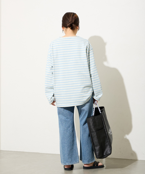 ORCIVAL（オーシバル）の「【ORCIVAL/オーシバル】 COTTON LOURD：カットソー（Tシャツ/カットソー・レディース・クリアブルー/ライトイエロー/ライトグリーン・3）」の18枚目の写真