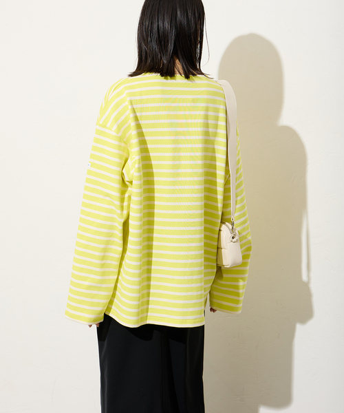 ORCIVAL（オーシバル）の「【ORCIVAL/オーシバル】 COTTON LOURD：カットソー（Tシャツ/カットソー・レディース・クリアブルー/ライトイエロー/ライトグリーン・3）」の21枚目の写真