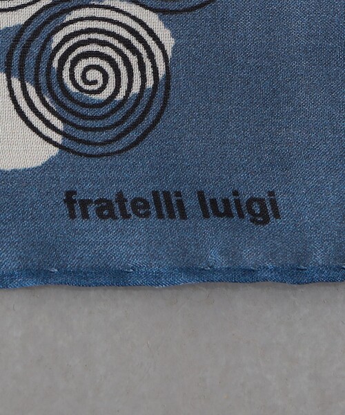 Fratelli Luigi（フラテッリルイージ）の「＜FRATELLI LUIGI＞ シフォン サークルプリント ポケットチーフ（ポケットチーフ・メンズ・ダークブラウン/ライトグレー/ライトブルー・FREE）」の8枚目の写真