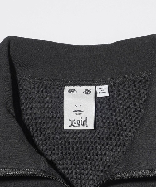 X-girl（エックスガール）の「CROPPED ANORAK TOP（スウェット・レディース・ブラック/オリーブ/ライトパープル・S/M）」の13枚目の写真