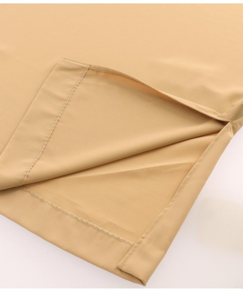 Settimissimo(セッティミッシモ)の「プリーツフレア 切替スリーブ ワンピース ドレス オケージョン(ワンピース・レディース・ブラック/ベージュ・FREE)」の9枚目の写真