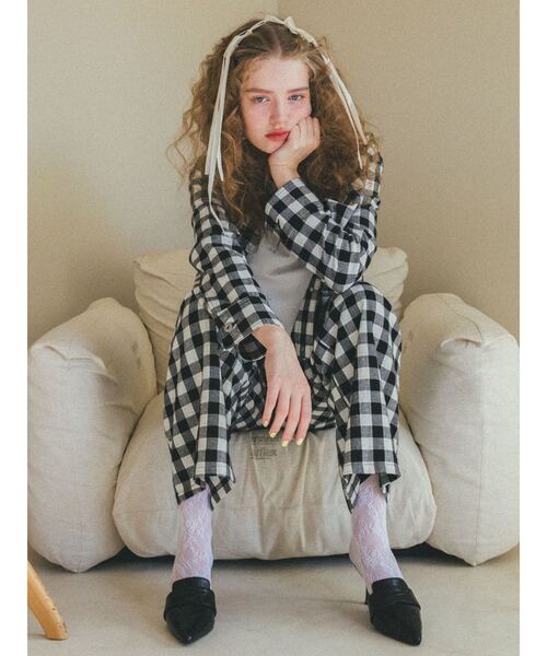 CALNAMUR（カルナムール）の「CALNAMUR キラキラ Tシャツ（Tシャツ/カットソー・レディース・ブラック/ホワイト/ピンク・FREE）」の9枚目の写真