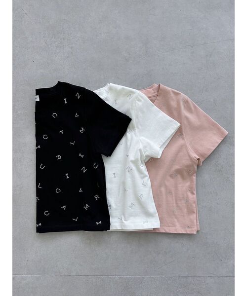 CALNAMUR（カルナムール）の「CALNAMUR キラキラ Tシャツ（Tシャツ/カットソー・レディース・ブラック/ホワイト/ピンク・FREE）」の12枚目の写真