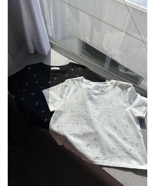 CALNAMUR（カルナムール）の「CALNAMUR キラキラ Tシャツ（Tシャツ/カットソー・レディース・ブラック/ホワイト/ピンク・FREE）」の13枚目の写真