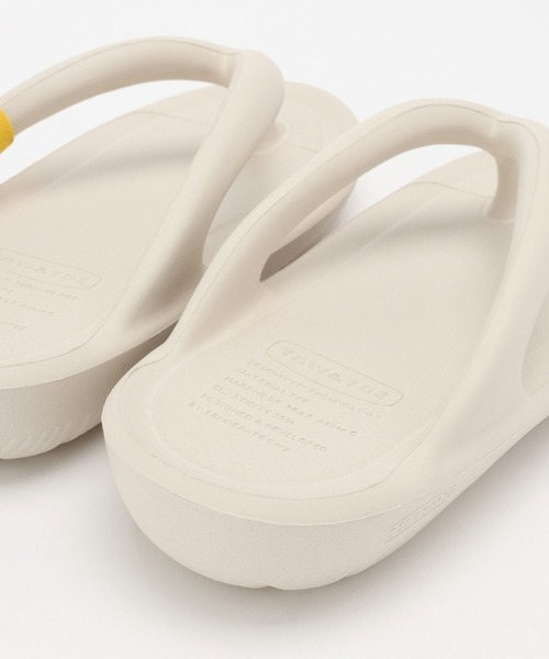 TAW&TOE（トーアンドトー）の「【TAW&TOE】Flipflop Zero（サンダル・レディース・クリーム/チャコール/ブラック・フリー）」の9枚目の写真