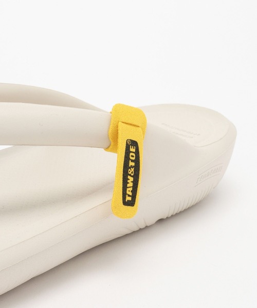 TAW&TOE（トーアンドトー）の「【TAW&TOE】Flipflop Zero（サンダル・レディース・クリーム/チャコール/ブラック・フリー）」の10枚目の写真