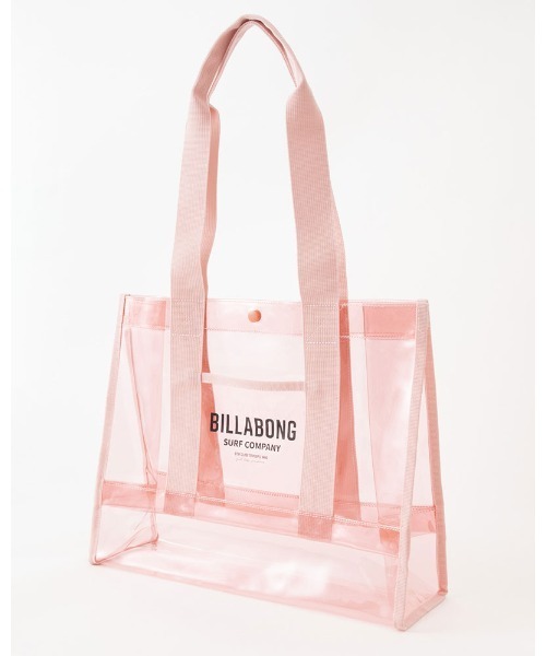 BILLABONG(ビラボン)の「BILLABONG レディース BEACH TOTE BAG トートバッグ 【2024年春夏モデル】/ビラボンビニールトートバッグ(トートバッグ・レディース・ピンク/クリア/ブラック/ミント・FREE)」の3枚目の写真