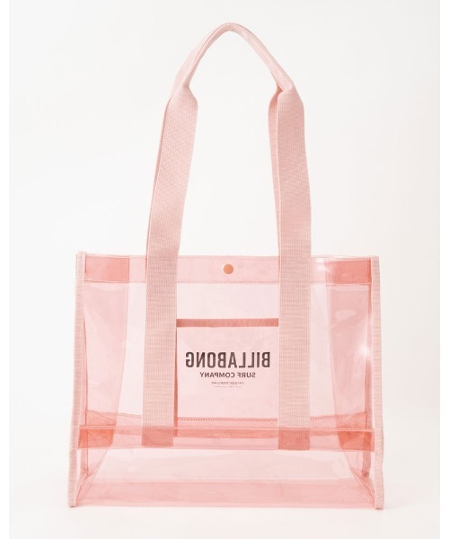 BILLABONG(ビラボン)の「BILLABONG レディース BEACH TOTE BAG トートバッグ 【2024年春夏モデル】/ビラボンビニールトートバッグ(トートバッグ・レディース・ピンク/クリア/ブラック/ミント・FREE)」の16枚目の写真