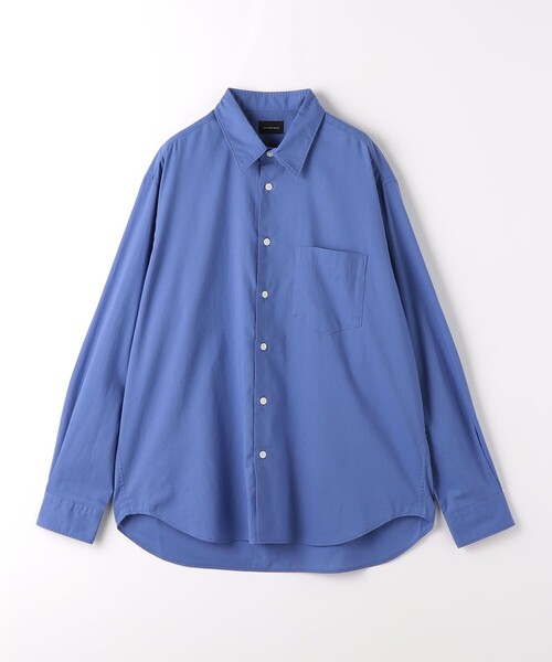 green label relaxing（グリーンレーベルリラクシング）の「コットン シルク ボイル ジャストルーズ シャツ（シャツ/ブラウス・メンズ・ピンク/ロイヤルブルー/ダークグレー・XL/M/S/L）」の10枚目の写真