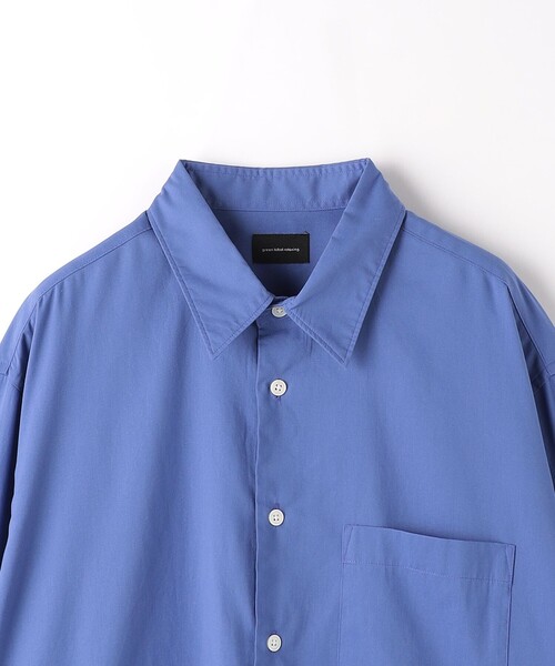 green label relaxing（グリーンレーベルリラクシング）の「コットン シルク ボイル ジャストルーズ シャツ（シャツ/ブラウス・メンズ・ピンク/ロイヤルブルー/ダークグレー・XL/M/S/L）」の12枚目の写真