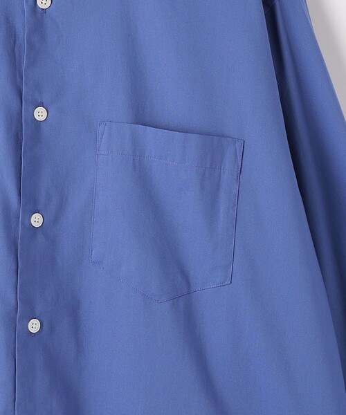 green label relaxing（グリーンレーベルリラクシング）の「コットン シルク ボイル ジャストルーズ シャツ（シャツ/ブラウス・メンズ・ピンク/ロイヤルブルー/ダークグレー・XL/M/S/L）」の15枚目の写真
