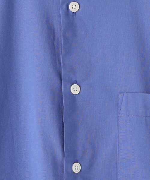 green label relaxing（グリーンレーベルリラクシング）の「コットン シルク ボイル ジャストルーズ シャツ（シャツ/ブラウス・メンズ・ピンク/ロイヤルブルー/ダークグレー・XL/M/S/L）」の16枚目の写真