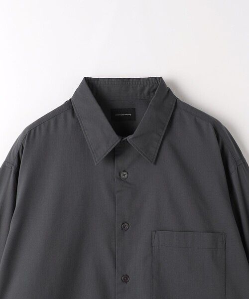 green label relaxing（グリーンレーベルリラクシング）の「コットン シルク ボイル ジャストルーズ シャツ（シャツ/ブラウス・メンズ・ピンク/ロイヤルブルー/ダークグレー・XL/M/S/L）」の20枚目の写真